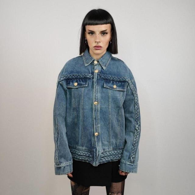 Custom Women's Bomber Jacket - Blue - One size on Productcaster.