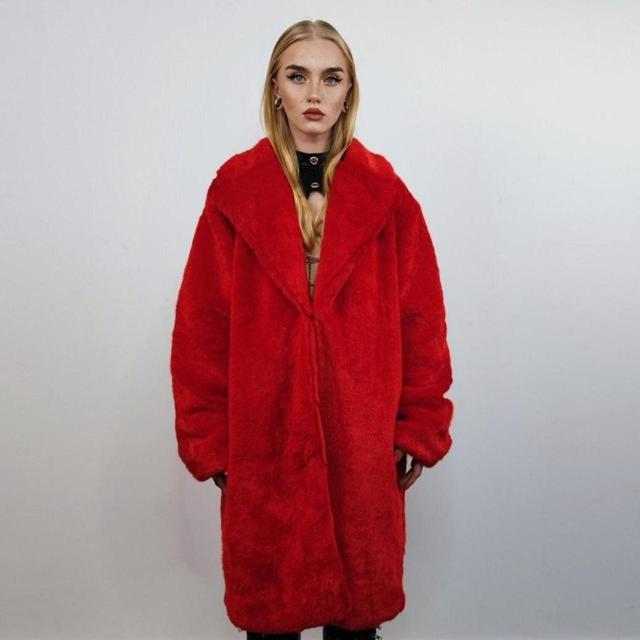 Custom Women's Trench - Red - XL on Productcaster.