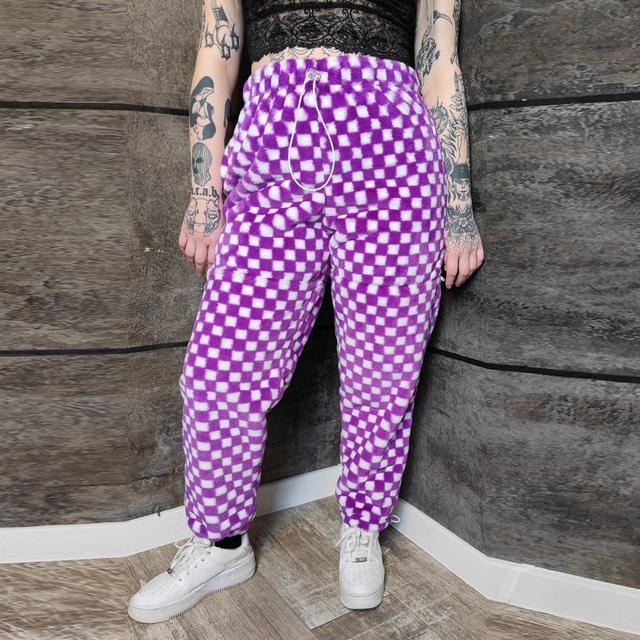 Handmade Women's Sweatpants - Purple - S on Productcaster.