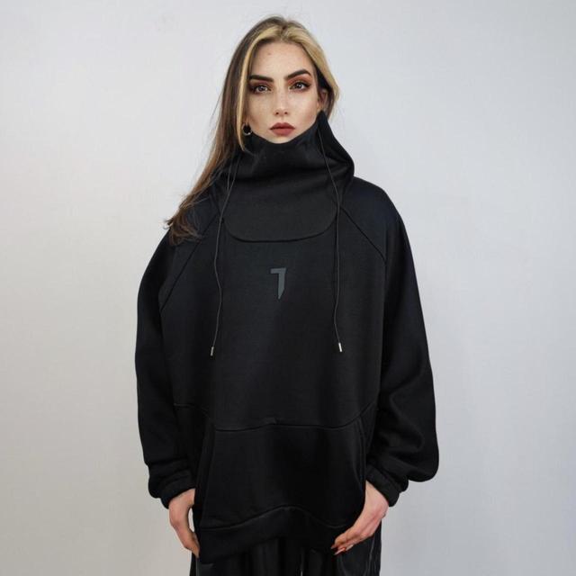 Custom Women's Hoodie - Black - L on Productcaster.