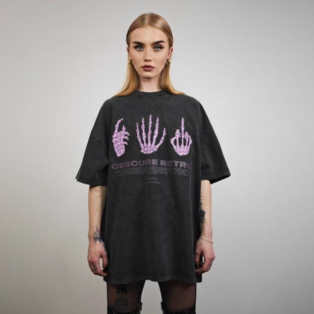 Custom Women's T-shirt - Grey - XL on Productcaster.