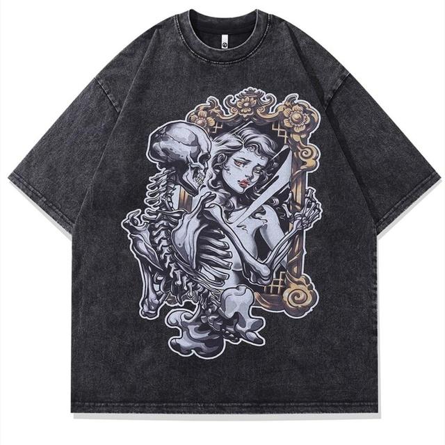 Custom Men's T-shirt - Grey - M on Productcaster.