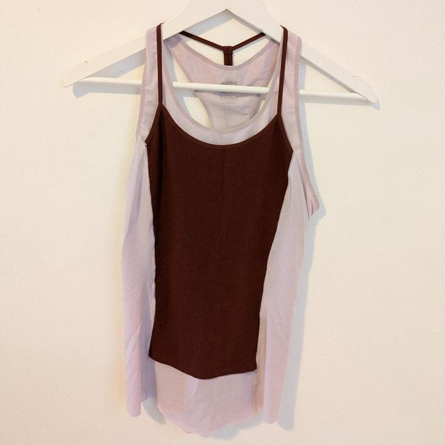 Nike Women's Vest - Burgundy/Purple - 8 on Productcaster.