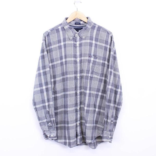 Tommy Hilfiger Men's Shirt - Grey - XL on Productcaster.