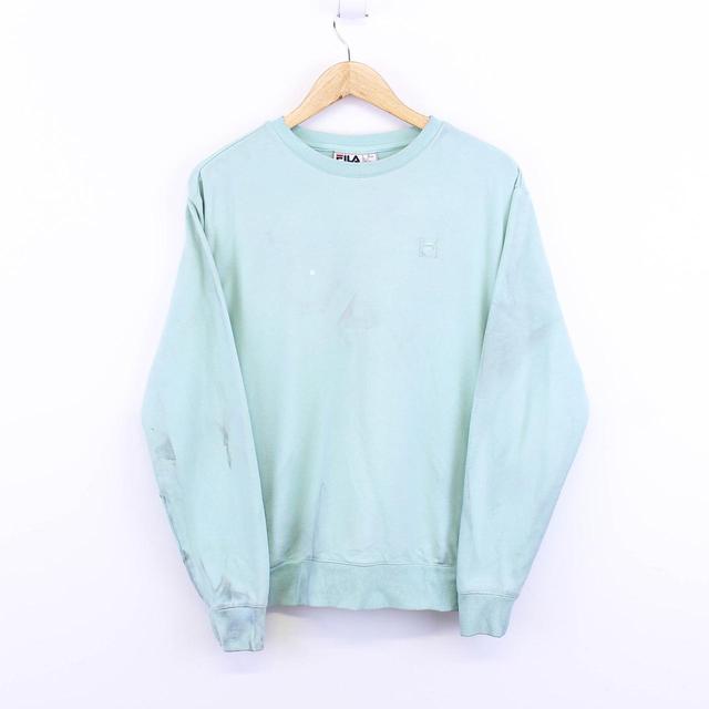 Fila Women's Sweatshirt - Green - L on Productcaster.