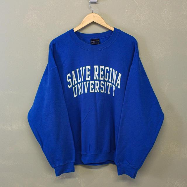 Vintage Men's Sweatshirt - Blue - XL on Productcaster.