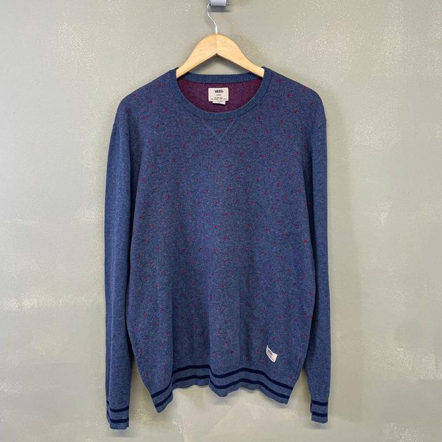 Vans Men's Jumper - Blue/Navy - L on Productcaster.