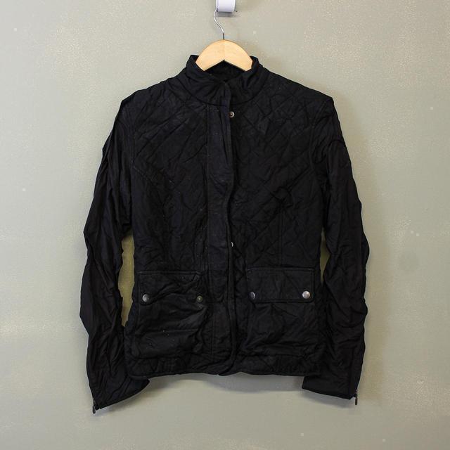 Belstaff Women's Puffer Jacket - Navy/Black - S on Productcaster.