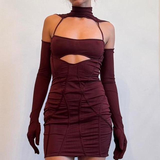 Mistress Rocks Women's Dress - Brown/Burgundy - 6 on Productcaster.