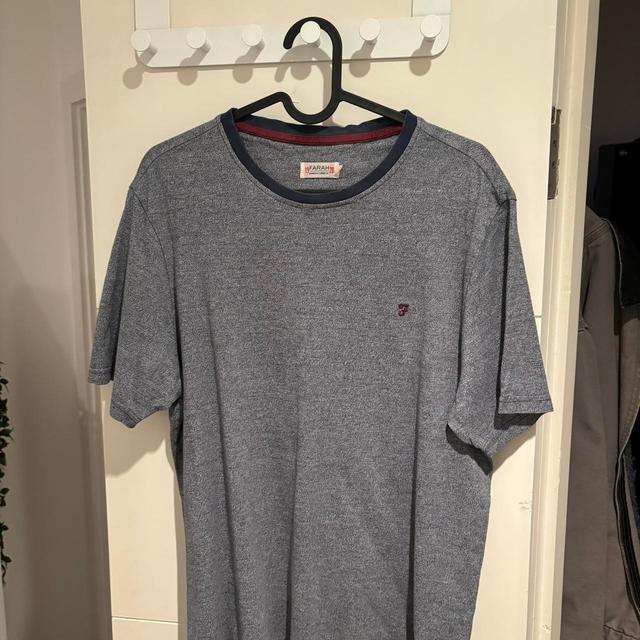 Farah Men's T-shirt - Grey - L on Productcaster.