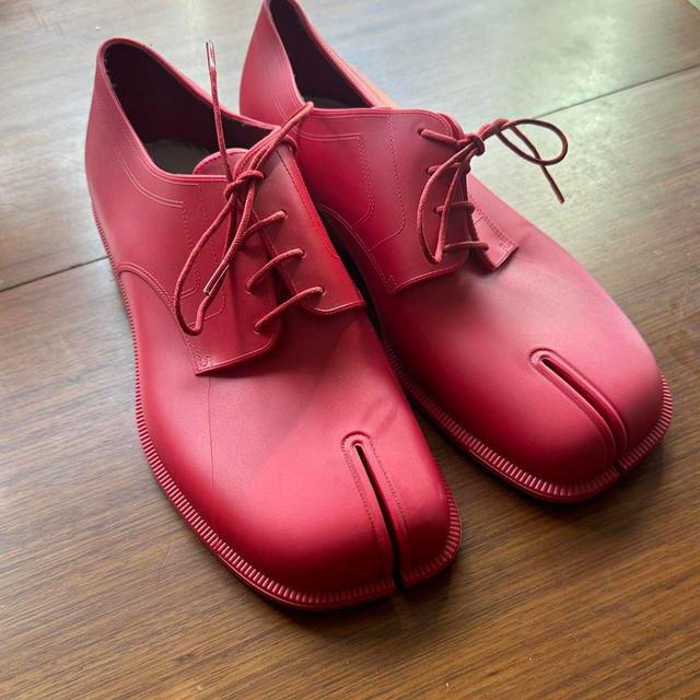 Maison Margiela Men's Loafers - Red - UK 9 on Productcaster.