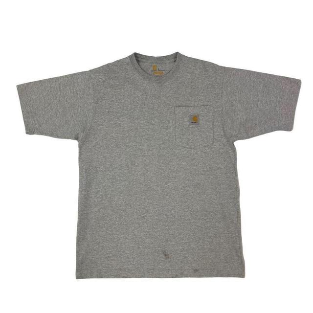 Carhartt Men's T-shirt - Grey - S on Productcaster.