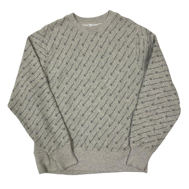 Champion Men's Sweatshirt - Grey - M on Productcaster.