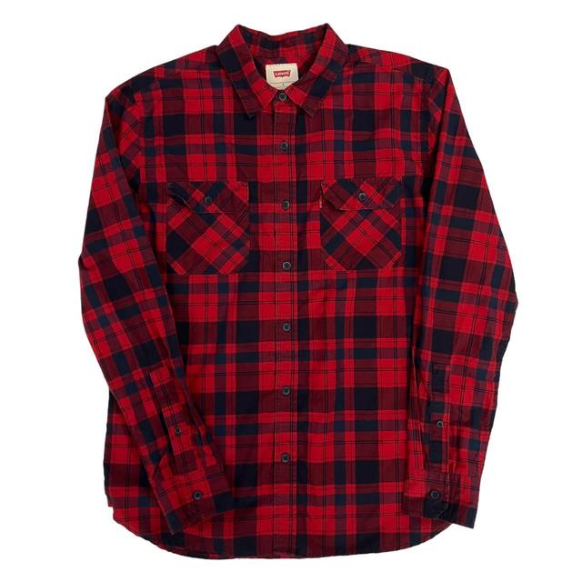 Levi's Men's Shirt - Red - S on Productcaster.