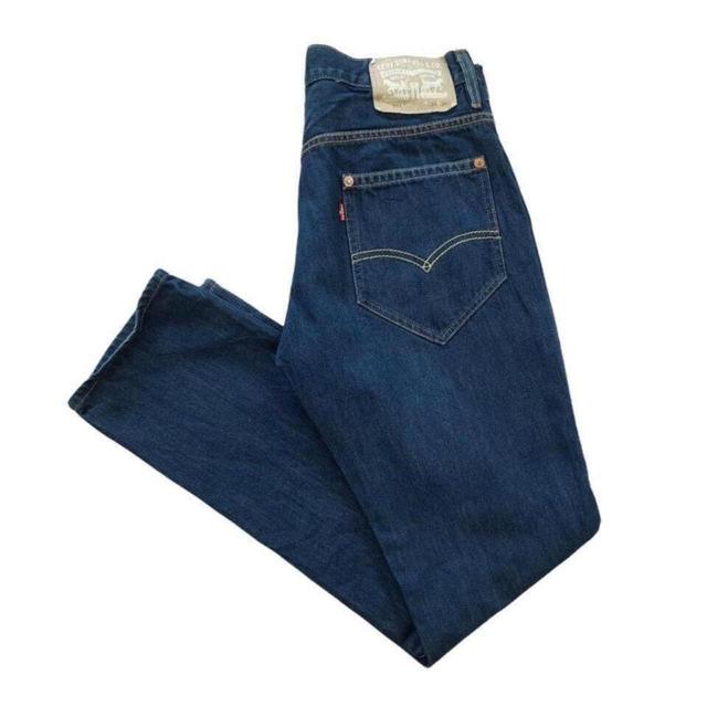 Levi's Men's Slim Stone-washed Jeans - Blue - 32" on Productcaster.