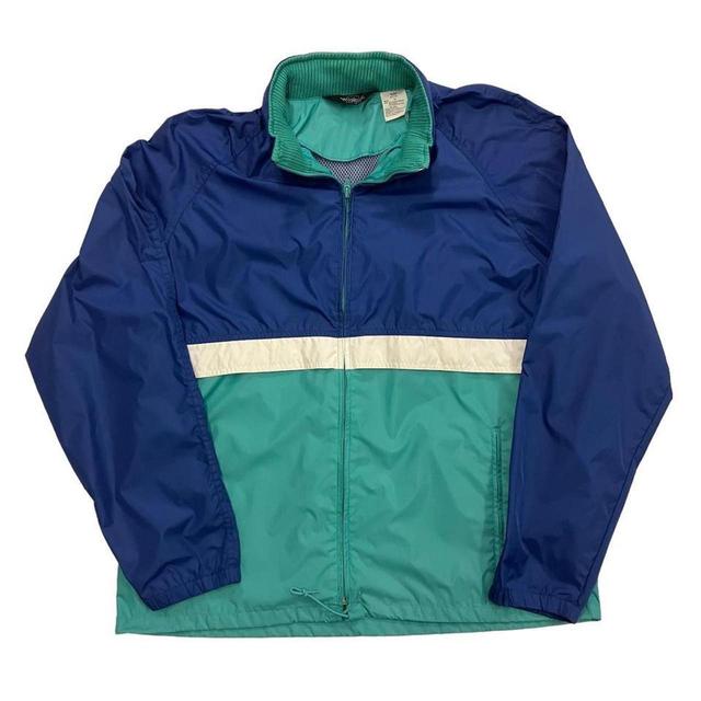 Woolrich Men's Lightweight Jacket - Blue/Green - M on Productcaster.