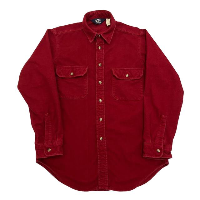 Woolrich Men's Shirt - Red - M on Productcaster.