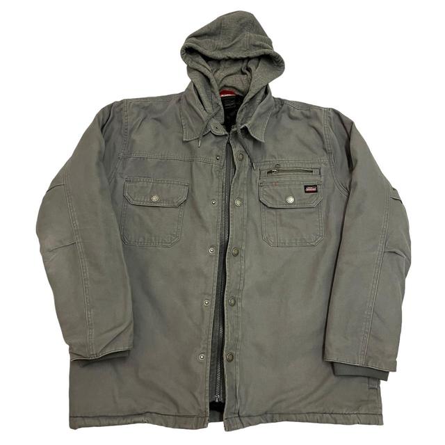 Dickies Men's Shacket Jacket - Grey - L on Productcaster.