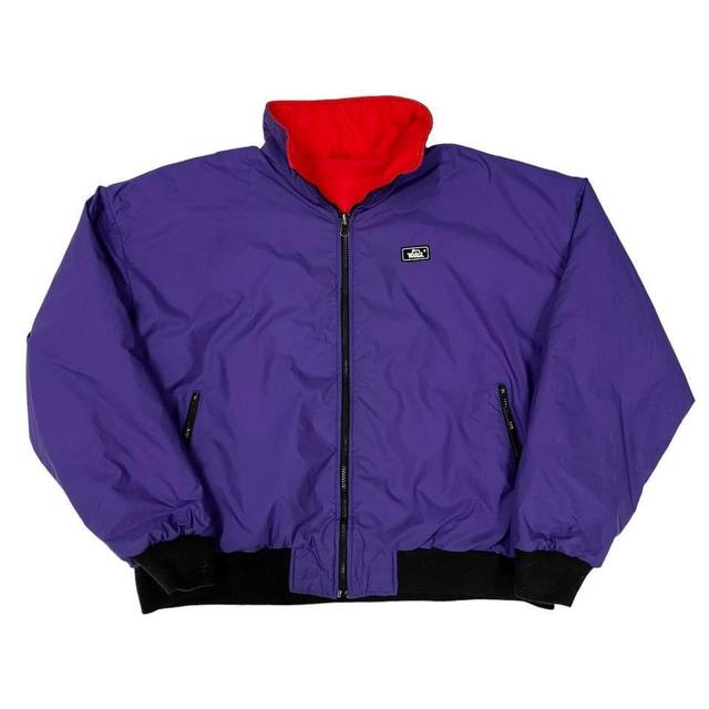 Woolrich Men's Bomber Jacket - Purple/Red - XL on Productcaster.