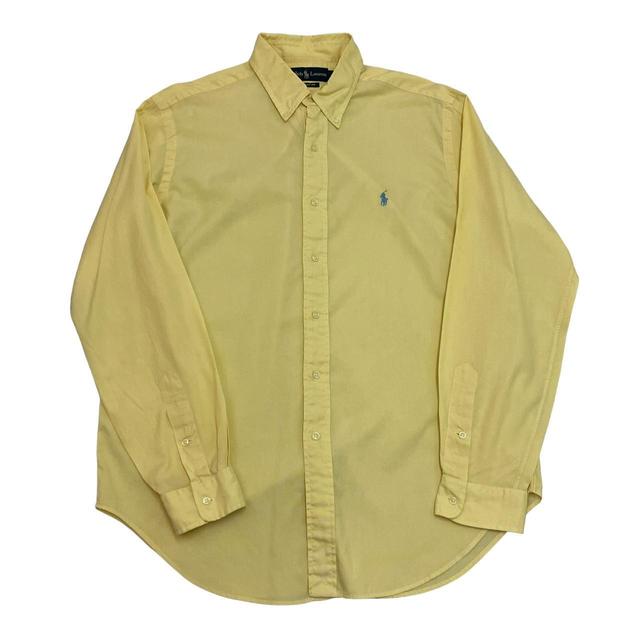 Ralph Lauren Men's Shirt - Yellow - L on Productcaster.