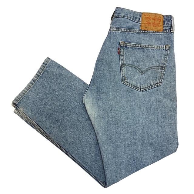 Levi's Men's Straight leg Faded Jeans - Blue - 33" on Productcaster.