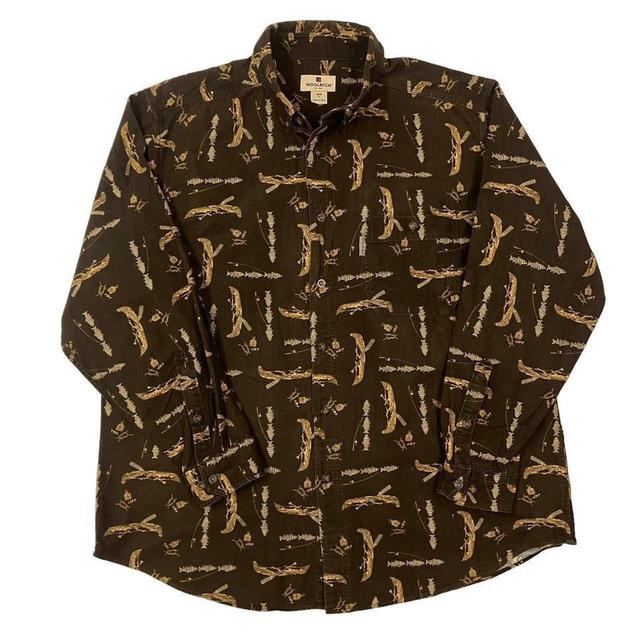 Woolrich Men's Shirt - Brown/Tan - XL on Productcaster.