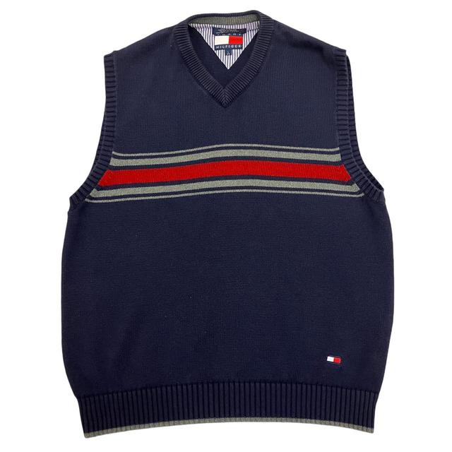 Tommy Hilfiger Men's Vest - Navy - L on Productcaster.