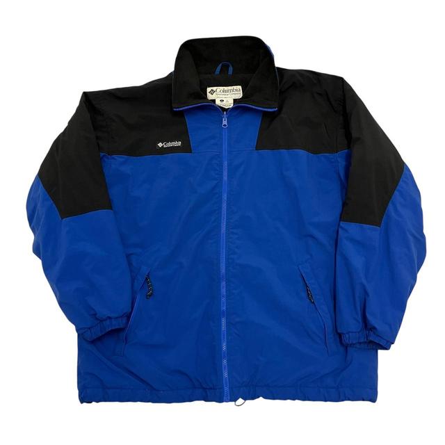 Columbia Sportswear Men's Bomber Jacket - Blue/Black - L on Productcaster.