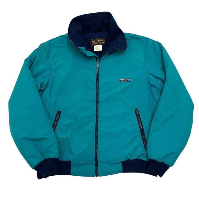 Eddie Bauer Men's Bomber Jacket - Green - M on Productcaster.