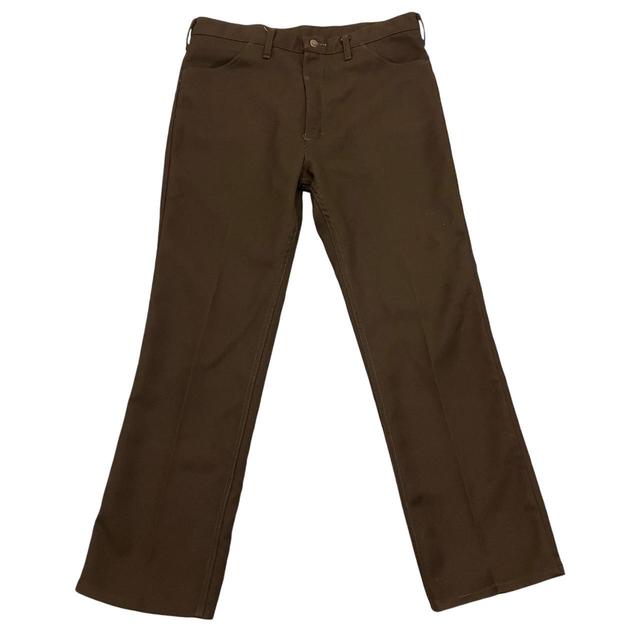 Wrangler Men's Straight leg Jeans - Brown - 36" on Productcaster.