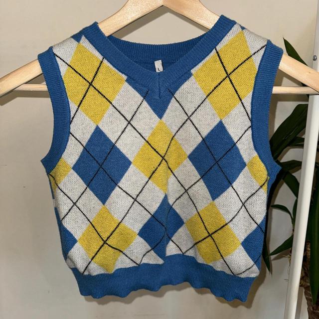 Women's Vest - Blue/Multi - M on Productcaster.