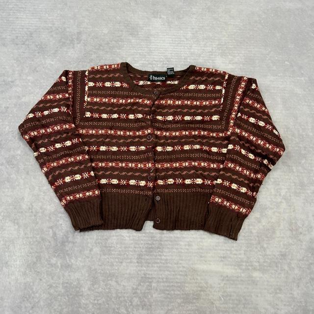 Vintage Women's Cardigan - Brown - M on Productcaster.