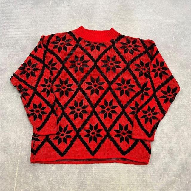 Vintage Women's Jumper - Red - XL on Productcaster.