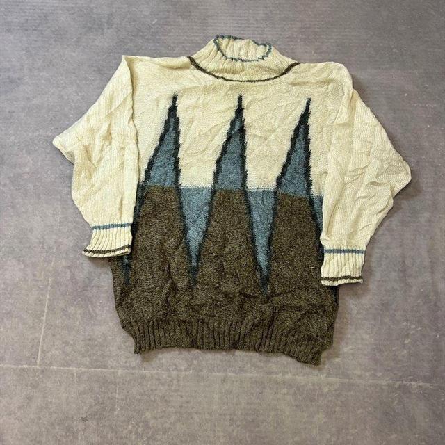 Vintage Men's Jumper - Brown - S on Productcaster.