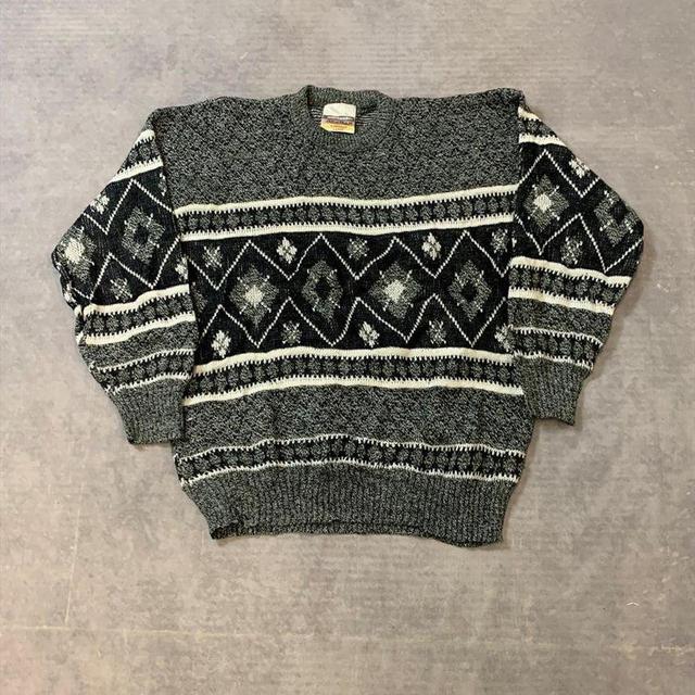 Vintage Women's Jumper - Grey - L on Productcaster.