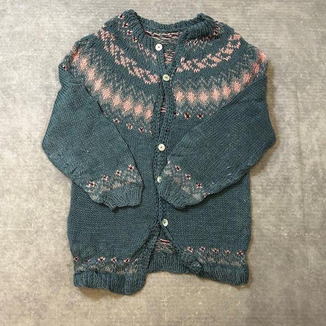 Vintage Women's Cardigan - Blue - M on Productcaster.