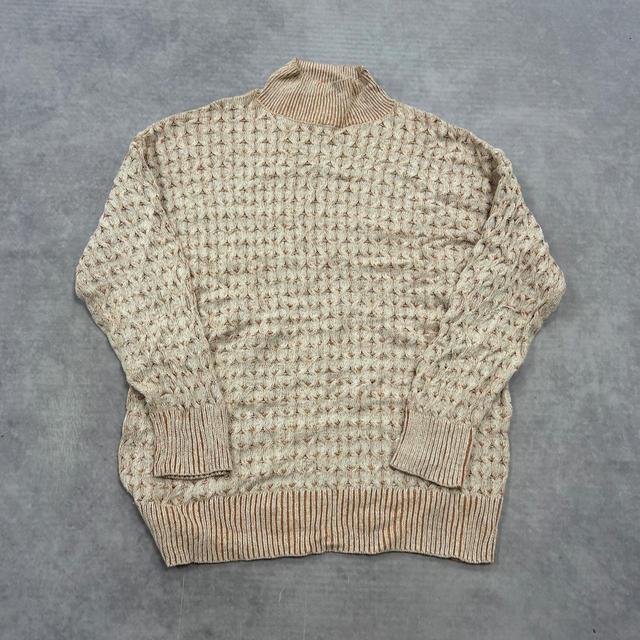 Vintage Women's Jumper - Brown/Grey - L on Productcaster.