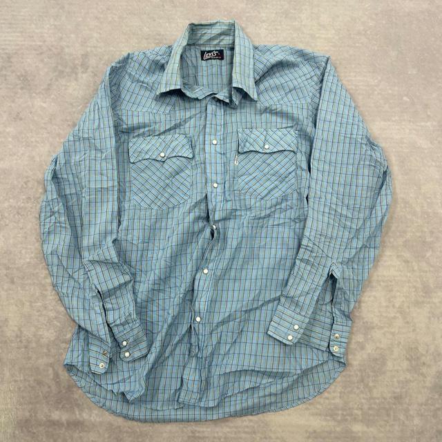 Levi's Men's Shirt - Blue/Multi - L on Productcaster.