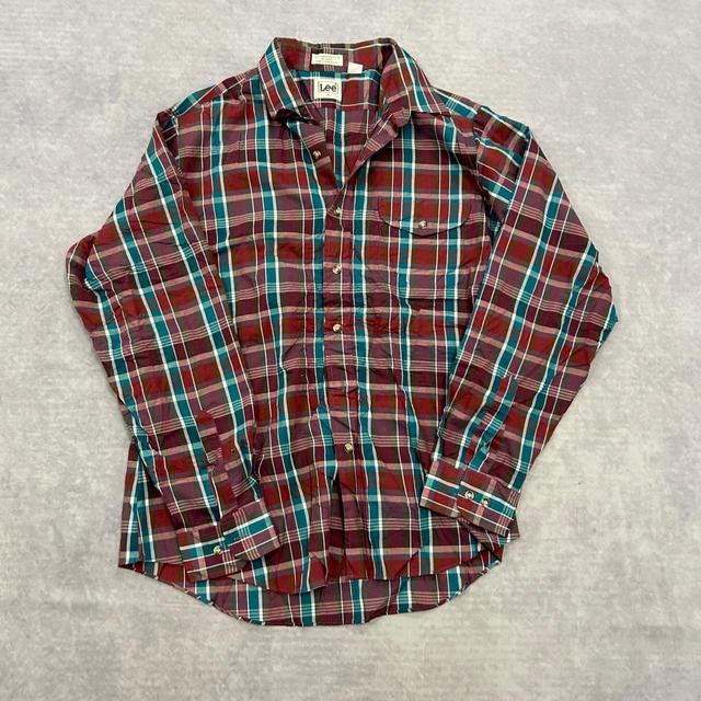 Lee Men's Shirt - Red/Multi - XL on Productcaster.