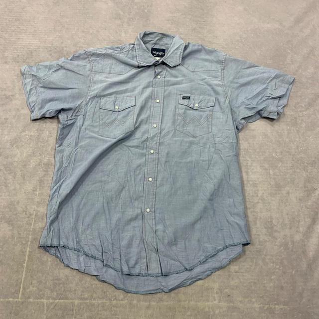 Wrangler Men's Shirt - Blue - L on Productcaster.