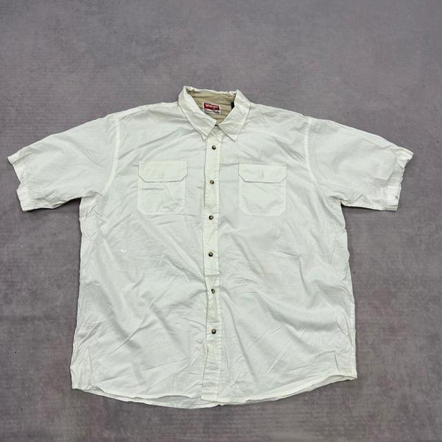 Wrangler Men's Shirt - White - XXL on Productcaster.