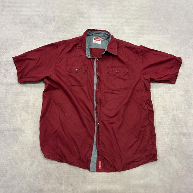 Wrangler Men's Shirt - Red - XL on Productcaster.