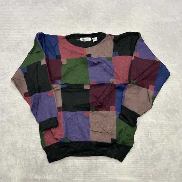 Vintage Women's Jumper - Black/Multi - XL on Productcaster.