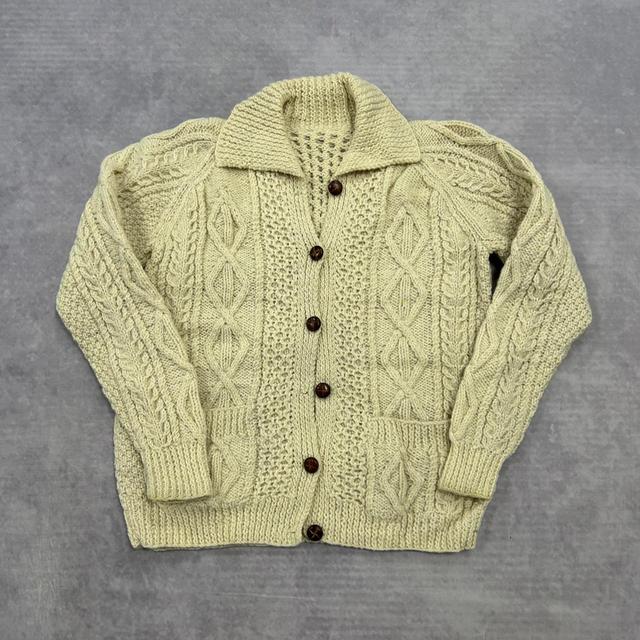 Vintage Women's Cardigan - Brown/Tan - S on Productcaster.