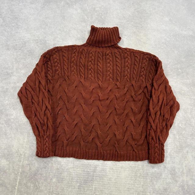 Vintage Women's Jumper - Brown - M on Productcaster.