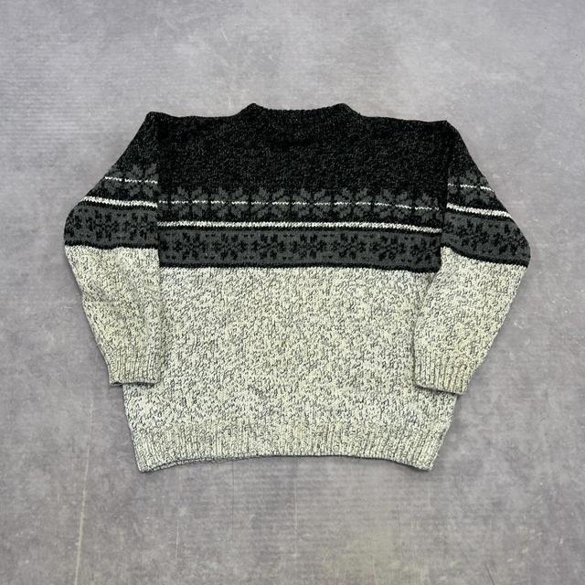 Vintage Men's Jumper - Grey - M on Productcaster.