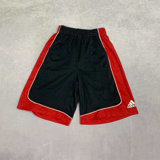 Adidas Men's Shorts - Black/Red - S on Productcaster.