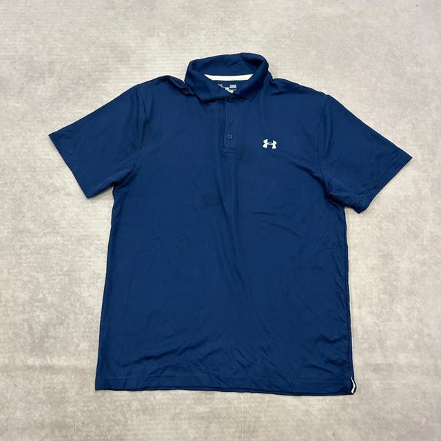 Under Armour Men's Polo shirt - Blue - L on Productcaster.