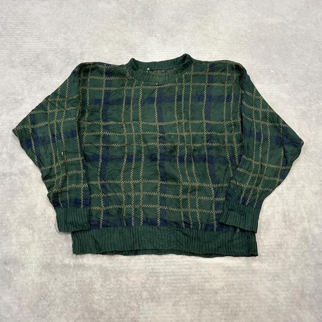 Vintage Men's Jumper - Green - L on Productcaster.