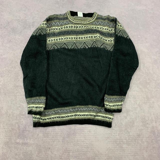 Vintage Women's Jumper - Black/Multi - M on Productcaster.